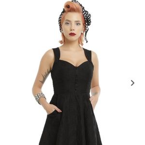Hot Topic black vintage corset  dress